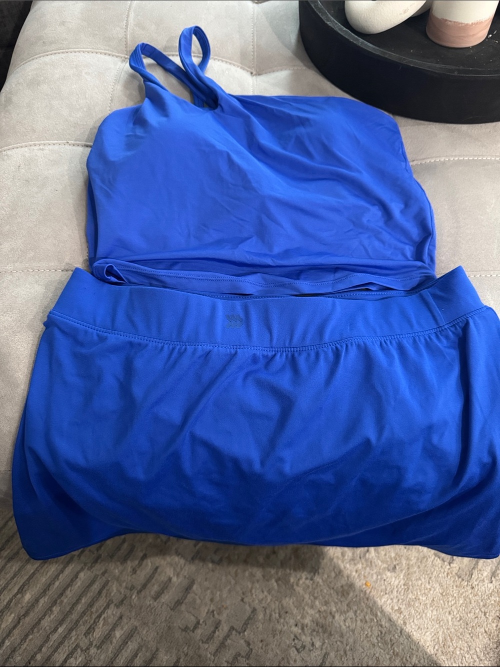 all in motion Royal Blue Athletic Tankini Set